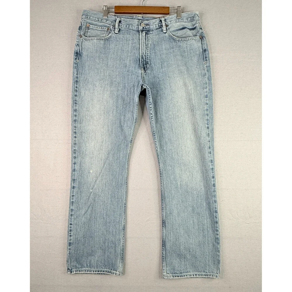 Polo Ralph Lauren Classic 867 Jeans Men's 38x30 Blue Denim Straight Leg - Picture 1 of 13